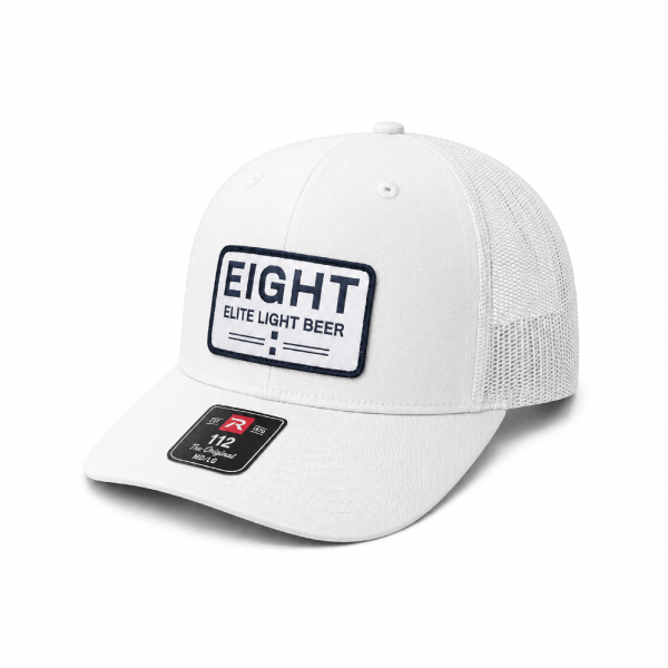 EIGHT White Patch Hat